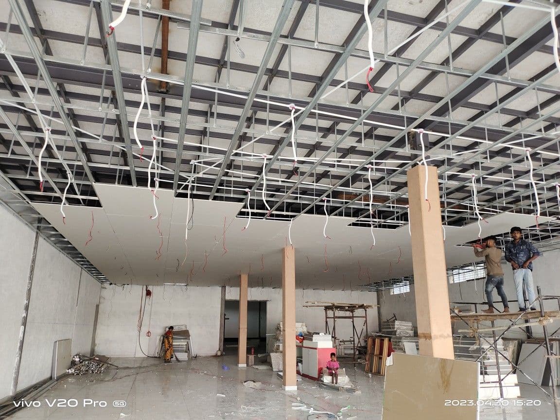 False Ceiling Installation